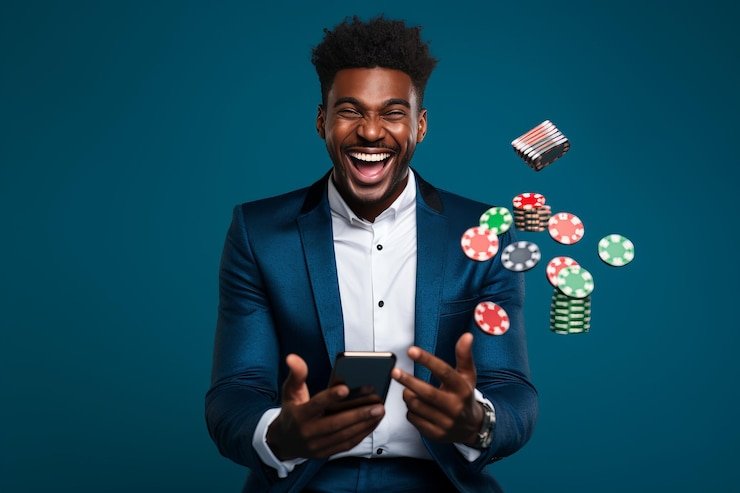 Pengguna menggunakan fitur pendaftaran akun pada smartphone dengan antarmuka ramah pengguna