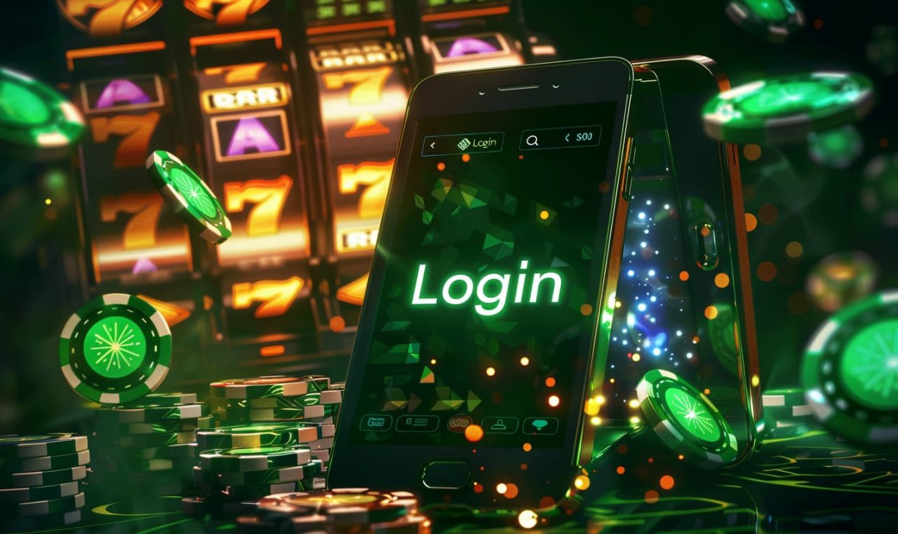 Ilustrasi antarmuka mobile arjuna189 dengan fitur sports dan casino